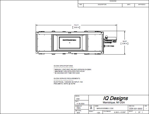 IQ-DSX dipslide filling machine drawing icon