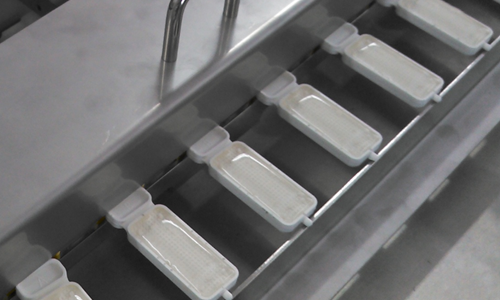 Dipslides drying in an IQ-DSX dipslide filling machine