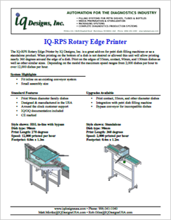 IQ-RPS edge printer flyer icon